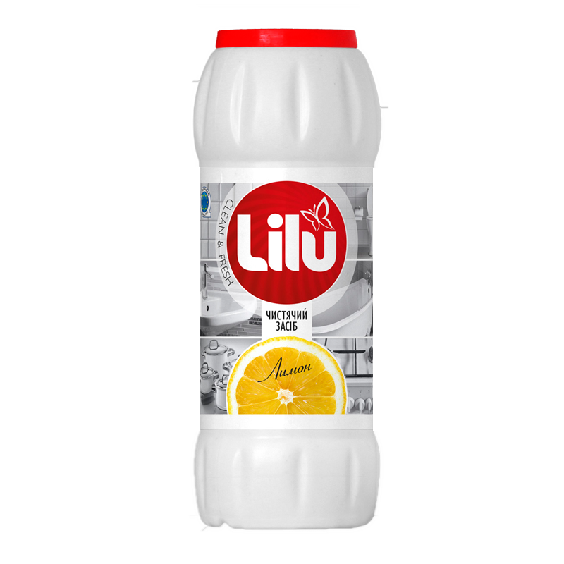 Засіб чистячий порошкоподібний "Лимон" ТМ LILU